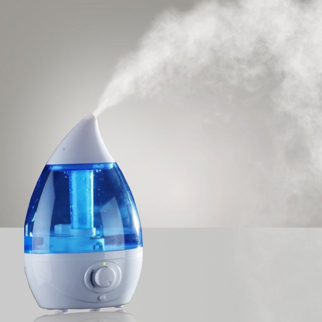 J04-017 Ultrasonic Air Humidifier 1.6L Cool Mist Humidifier with 4-Color LED Night Lights for Home Baby Room Bedroom and Office Whisper