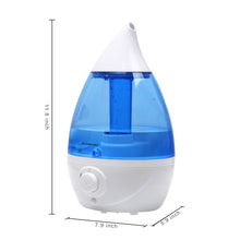J04-017 Ultrasonic Air Humidifier 1.6L Cool Mist Humidifier with 4-Color LED Night Lights for Home Baby Room Bedroom and Office Whisper