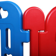 8-Panel Baby Fence, Toddlers Playpen with Safety Lock, Kids Play Center Indoor Outdoor