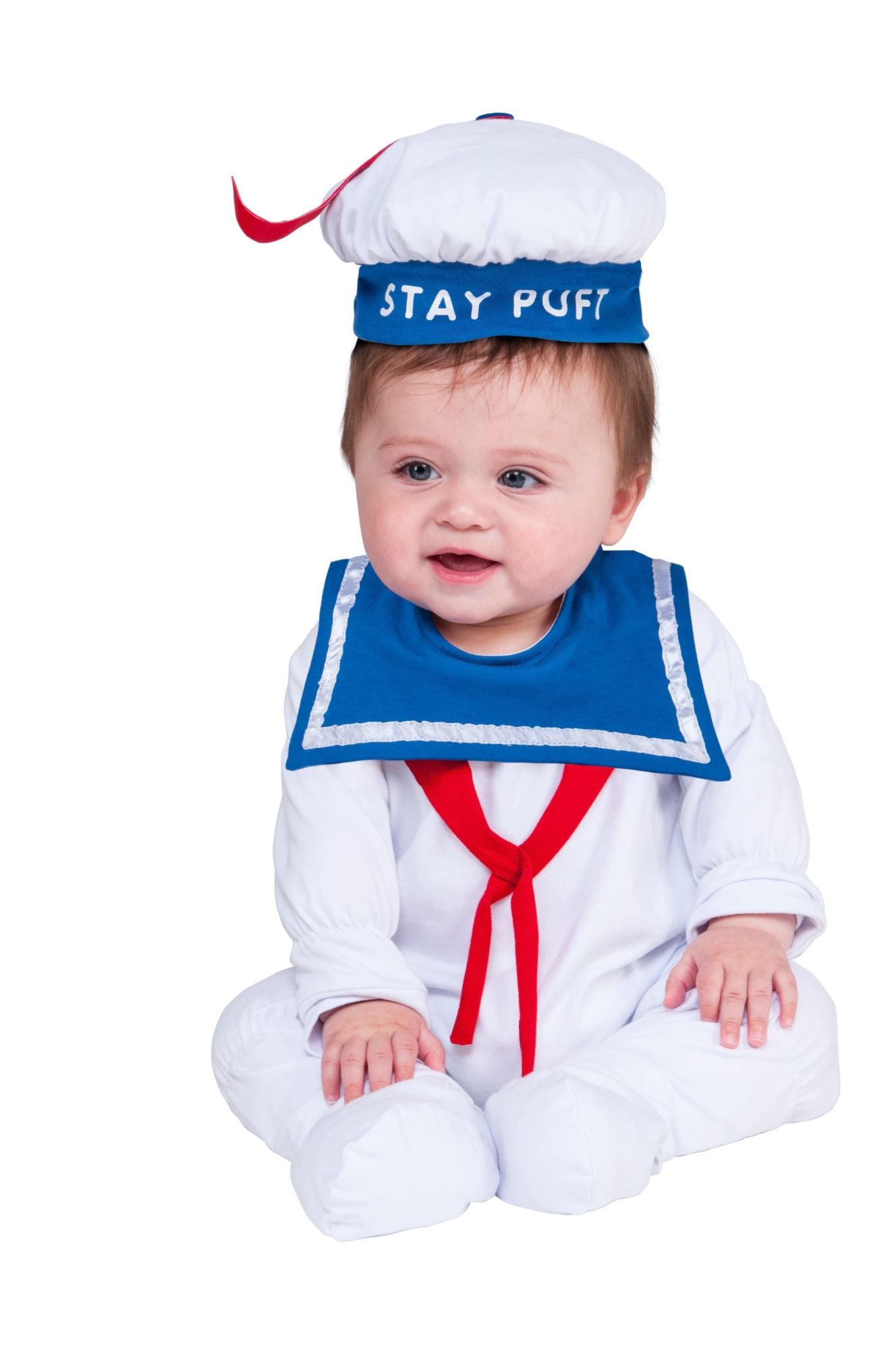 Baby Ghostbusters Classic Stay Puft Costume Romper,6-12 (Months)