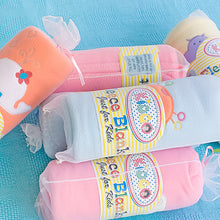 [Orange Giraffe - Pink] Embroidered Applique Coral Fleece Baby Throw Blanket (29.5 by 39.4 inches)