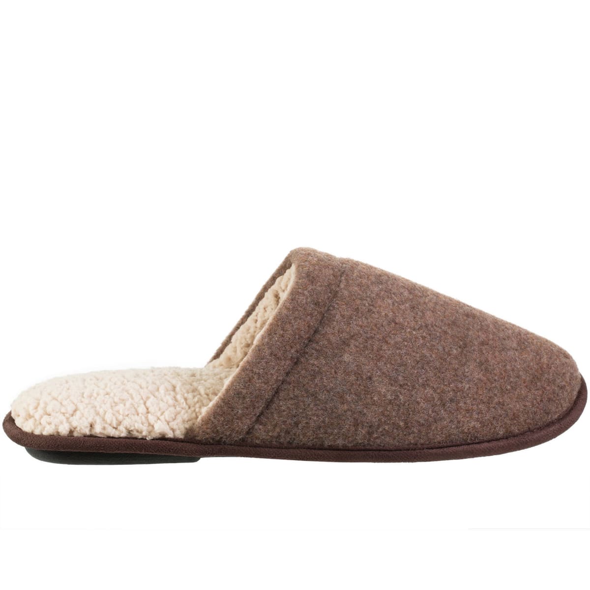 Brown Essentials by Isotoner Men's Microterry Slip On Slipper