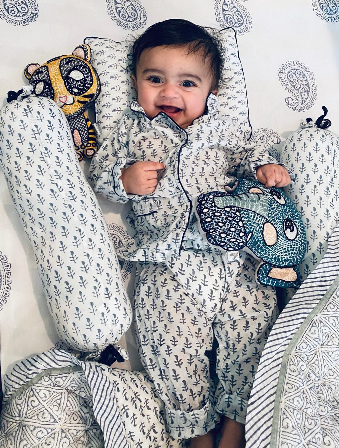 5 Pc Crib Quilt Set Perfect Newborn Gift