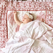 Handcrafted Muslin Bag & Baby Shower Bedding Gift Set