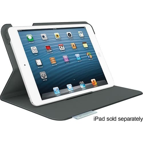 Carbon Black Logitech Folio Protective Case for Apple iPad mini