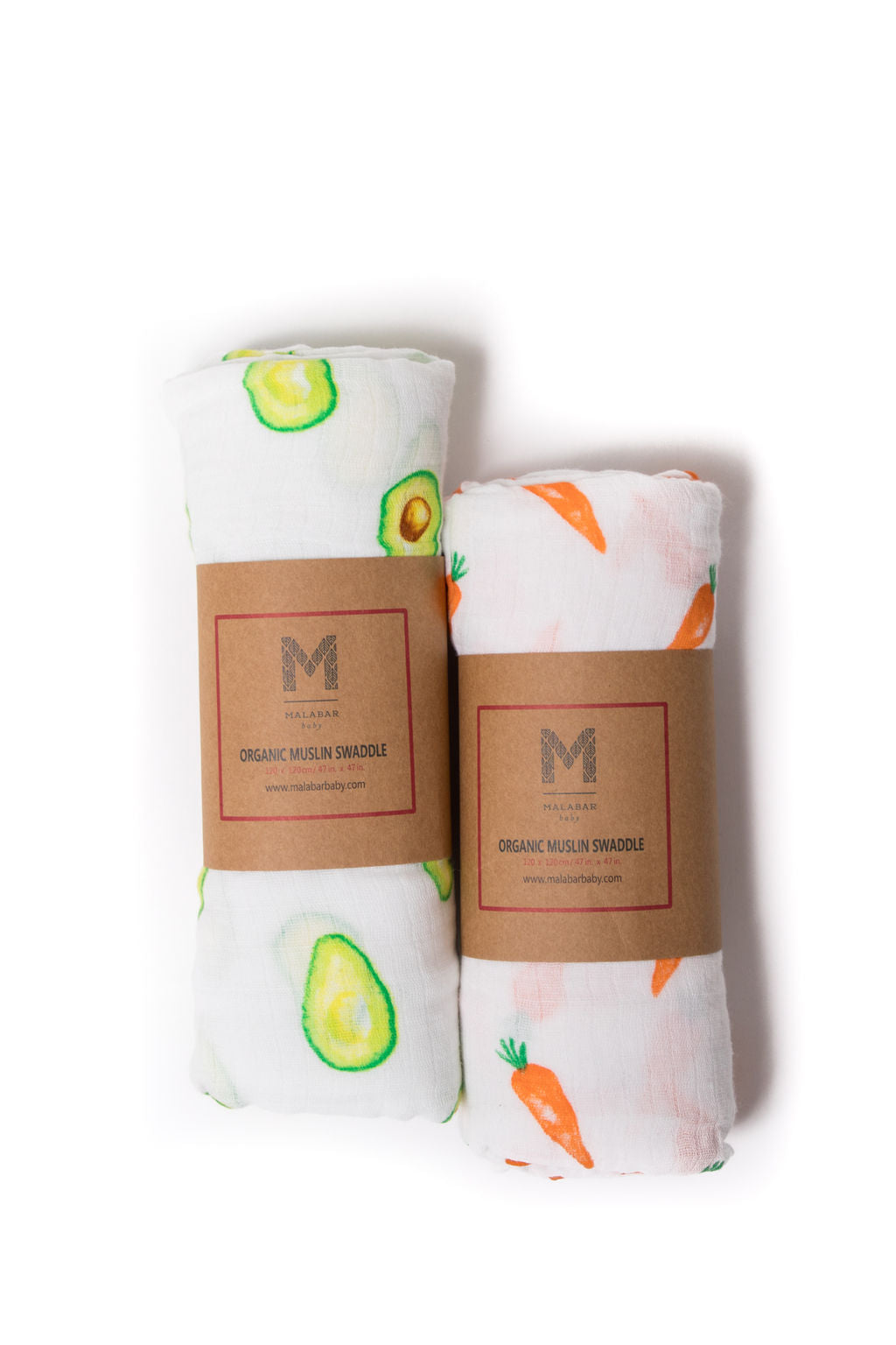 Organic Breathable First Foods Baby Swaddle Set