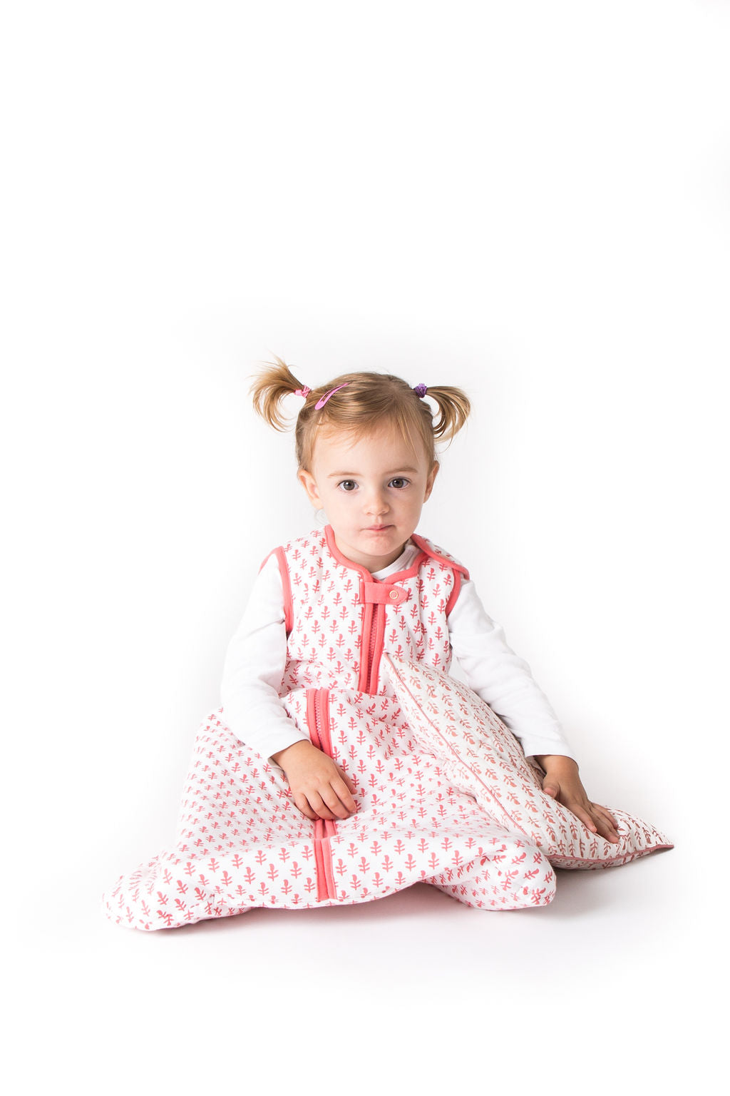 Quilted Pink City Handmade Wearable Baby Sleep Bag