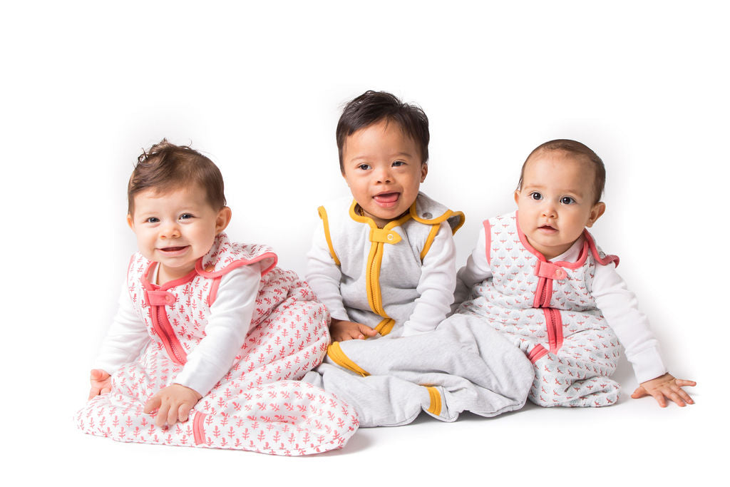 Quilted Pink City Handmade Wearable Baby Sleep Bag