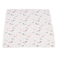 Mermaids and Scales Bamboo Muslin Newcastle Blanket