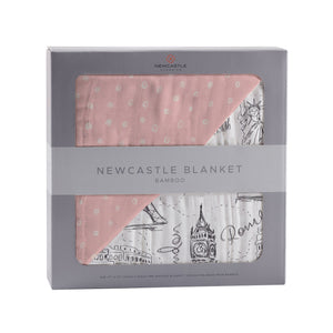 Pearl London, Paris, New York Bamboo Newcastle Blanket