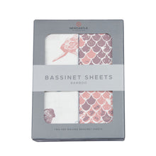 Mermaids and Scales Bamboo Bassinet Sheets