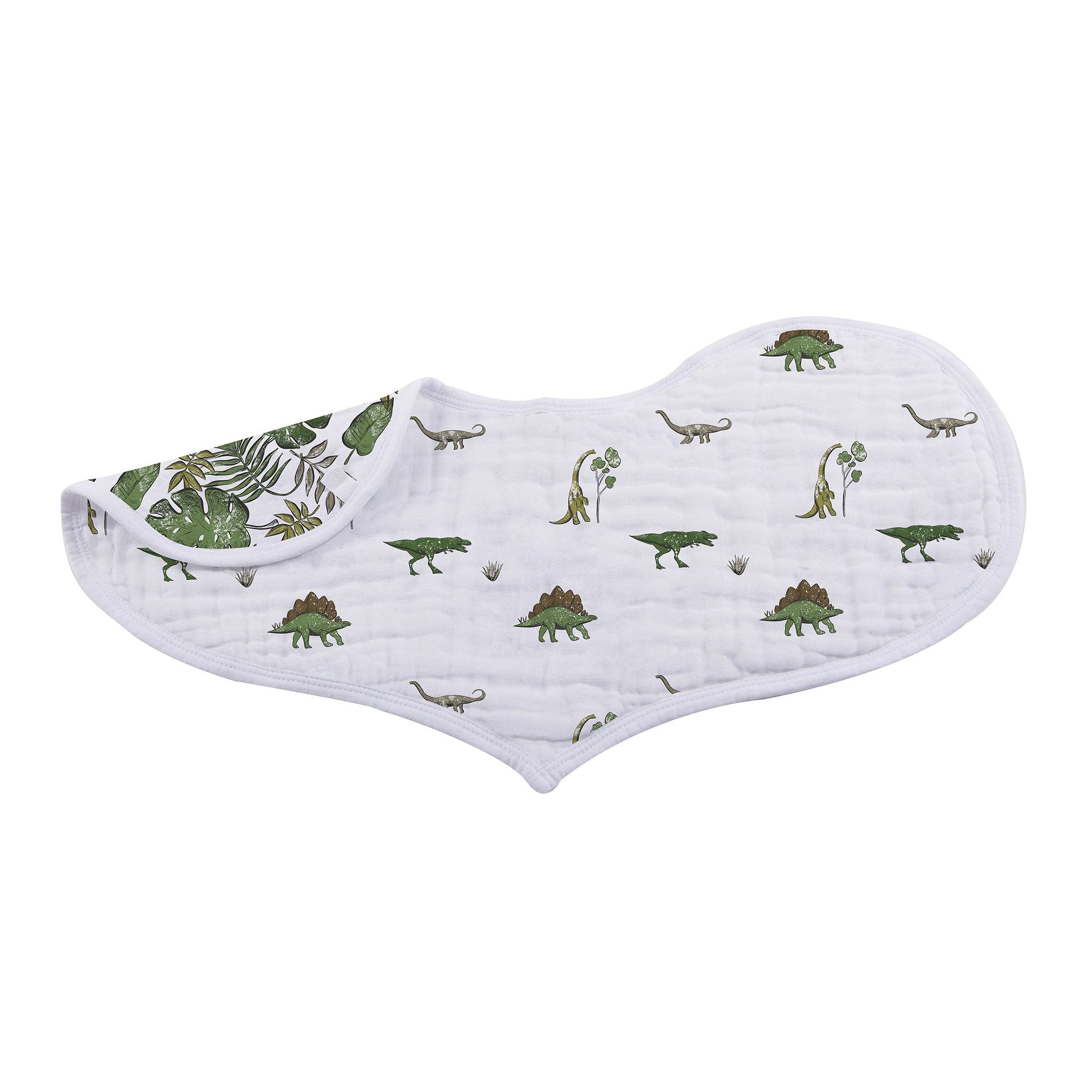 Dino Days Cotton Heart Bib 2PK