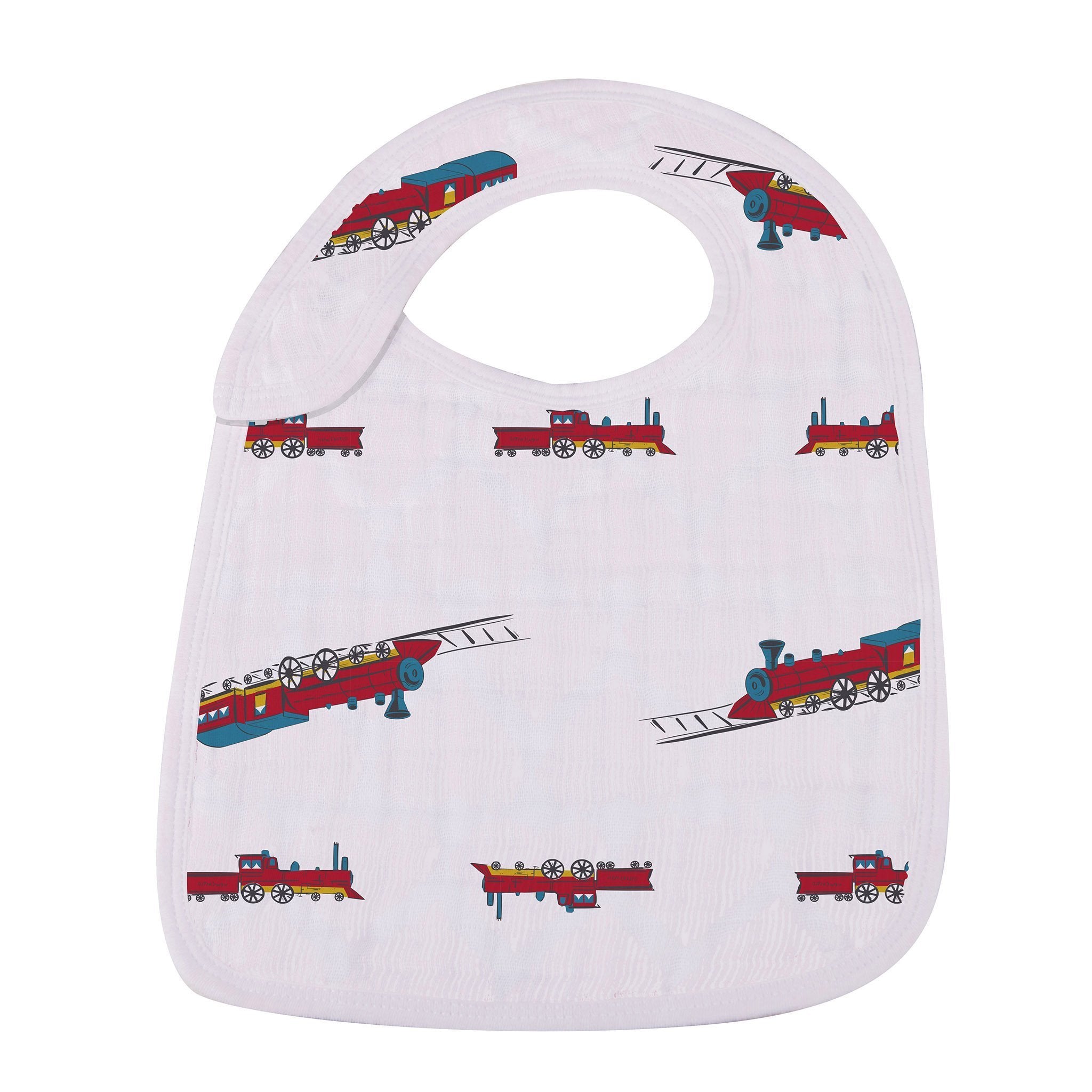 Ultimate Bamboo Muslin Road Trip Snap Bibs 3PK