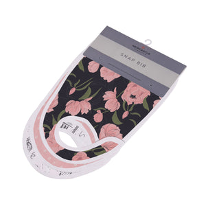 London, Paris, New York Bamboo Muslin Baby Snap Bibs